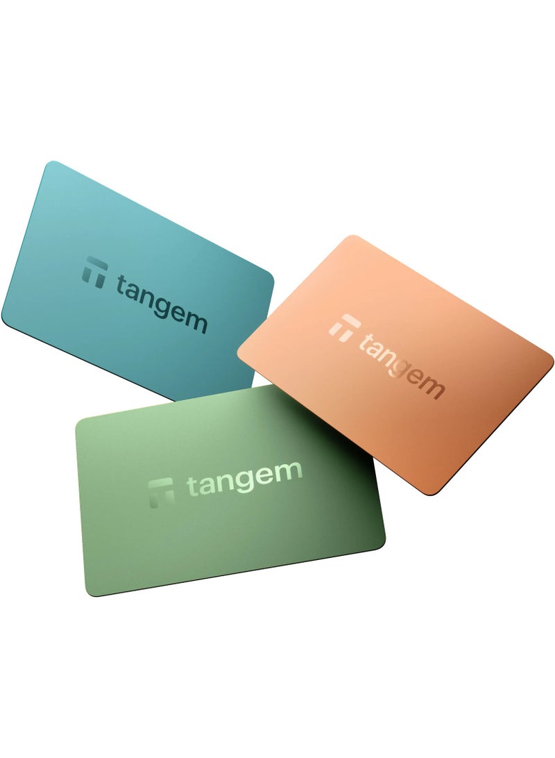 tangem Crypto Hardware Wallet 2.0 [PACK OF 3] - Pastel - Image 1