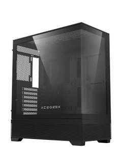 CRUISER AceGeek Cruiser L460 Computer Case, Up to 360mm Radiator & 9x Fan Support, 0.7mm Tempered Glass & SPCC Material, USB 3.0, USB 2.0, Type-C, HD Audio I/O Ports, Black | AG-CRUISER-L460-BK  - Image 2