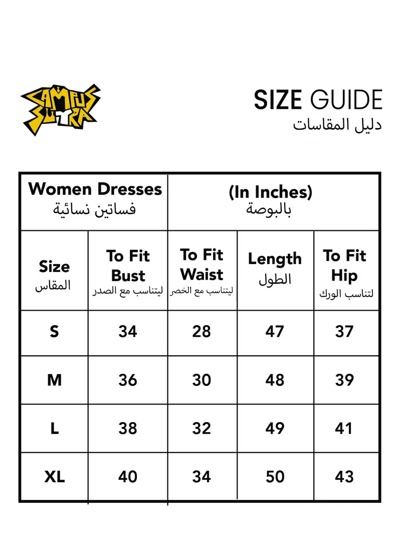 كامبوس سوترا Women's Pale Yellow Roses Mini Dress