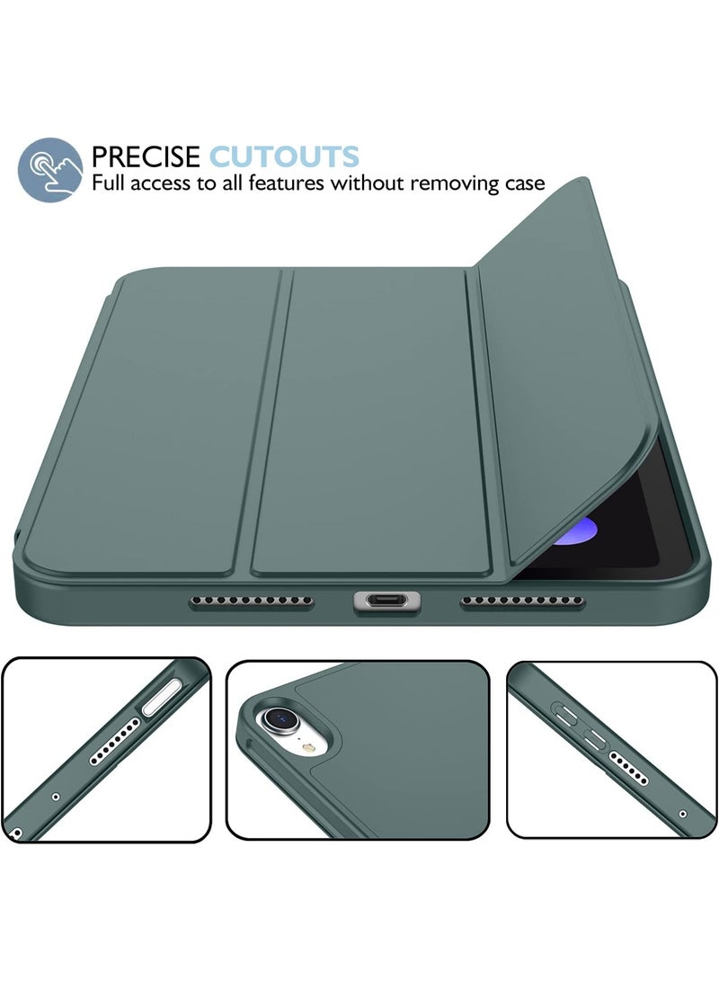 JOMILA iPad mini 7 Case 2024 (A17 Pro), iPad mini 6 Case (8.3-Inch,2021 Model), iPad mini 7th/6th Generation Case with Pencil Holder, Trifold Stand Smart Case with Soft TPU Back - Image 3