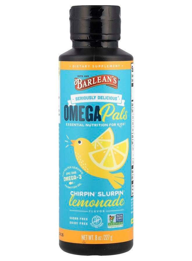 Seriously Delicious Omega Pals Chirpin' Slurpin Lemonade  8 oz (227 g)