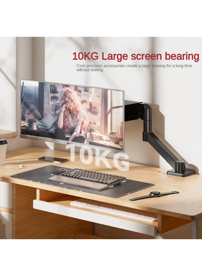 Single Monitor Mount Arm Fits Monitor up to 32 Inch, Monitor Desk Mount Holds 4.4-19.8lbs Computer Screen, Full Motion Gas Spring Monitor Desk Mount, VESA Mount ﻿ - Image 3