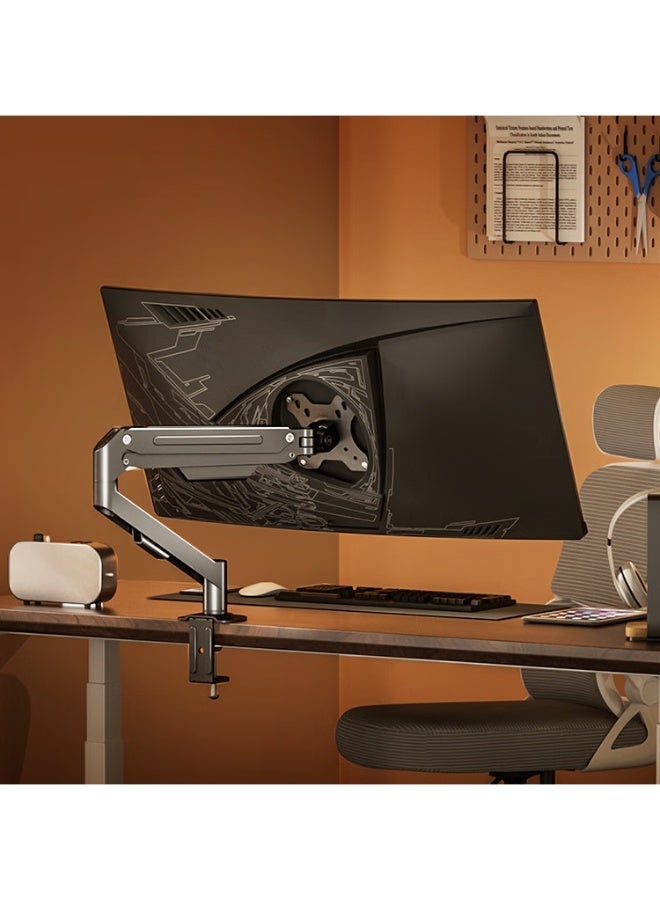 حامل شاشة مفردة للشاشات حتى 32 بوصة، حامل طاولة يتحمل أوزان 4.4-19.8 رطل، حامل غازي متكامل الحركة، متوافق مع نظام VESA - Image 1