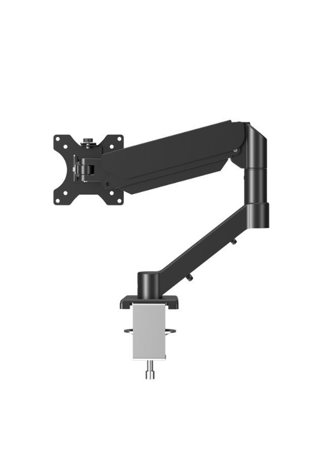 ذراع حامل شاشة كمبيوتر مفرد بجرس غازي متحرك بالكامل - يناسب الشاشات حتى 32 بوصة / 4.4-19.8 رطل، حامل شاشة مكتب VESA لاستخدام المكتب/المنزل، حامل شاشة كمبيوتر متين - Image 2