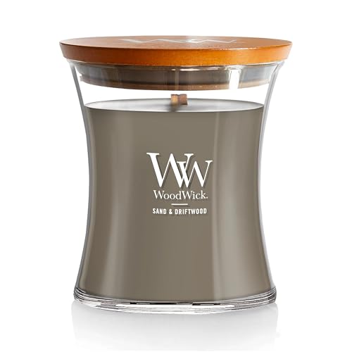 WoodWick Sand & Driftwood Gifts for Women and Men, 9.7 oz Medium Hourglass Candle with Crackling Wick - Image 5