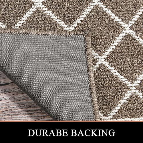 HEBE Indoor Door Mat 32"x48" Non Slip Front Door Welcome Mats Washable Shoe Mats Dirt Trapper for Entryway Low Profile Kitchen Carpet for Entrance Hallways Entrance Mat for Dogs - Image 4