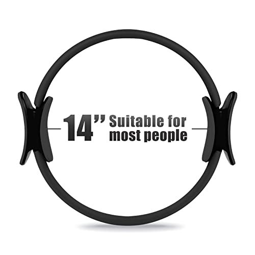 RitFit Pilates Ring Circle - 14 Inch Magic Fitness Circle for Toning Inner & Outer Thighs, Bonus Workout Guide Included - Image 2