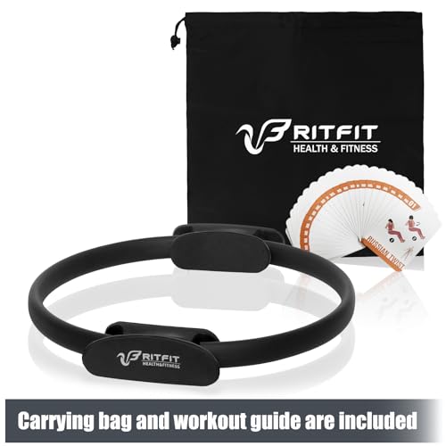 RitFit Pilates Ring Circle - 14 Inch Magic Fitness Circle for Toning Inner & Outer Thighs, Bonus Workout Guide Included - Image 5