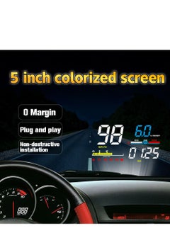 GULFLINK GULFLINK Head Up Display(HUD) Vehicle Speed Meter D5000  - Image 2