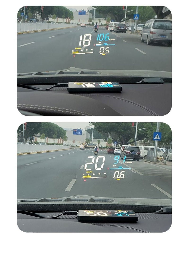 GULFLINK GULFLINK Head Up Display(HUD) Vehicle Speed Meter D5000  - Image 3