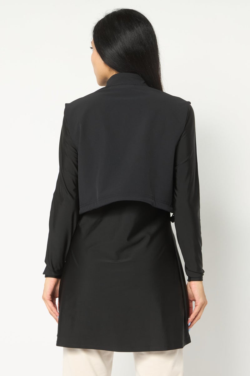 adidas Originals Women Sportswear Fit Long Sleeve Outdoor Top, Black - Image 3