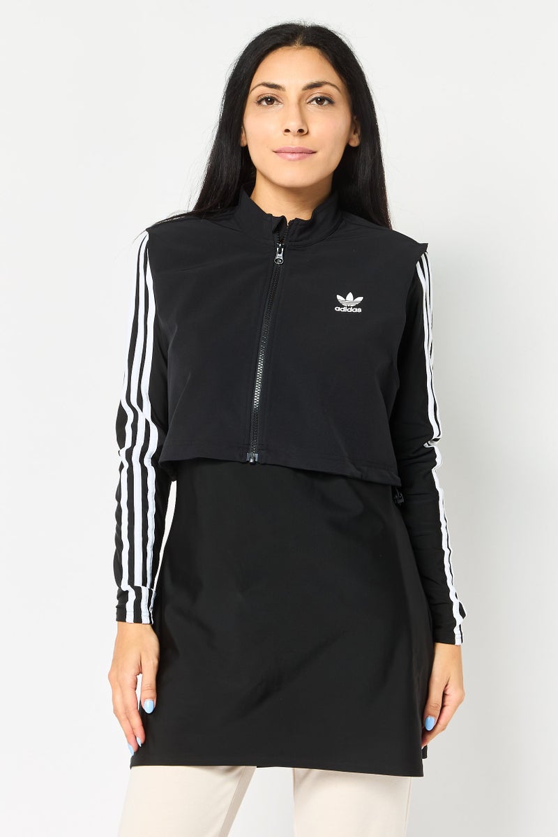 adidas Originals Women Sportswear Fit Long Sleeve Outdoor Top, Black - Image 1
