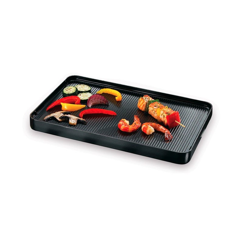 Swissmar Swissmar Reversible Aluminum NonStick Raclette Grill Plate Replacement for Classic Stelvio  Zermatt Models  DualSided for Grilling  Crepes  Lightweight Durable  Easy to Clean 146 x 95 in
