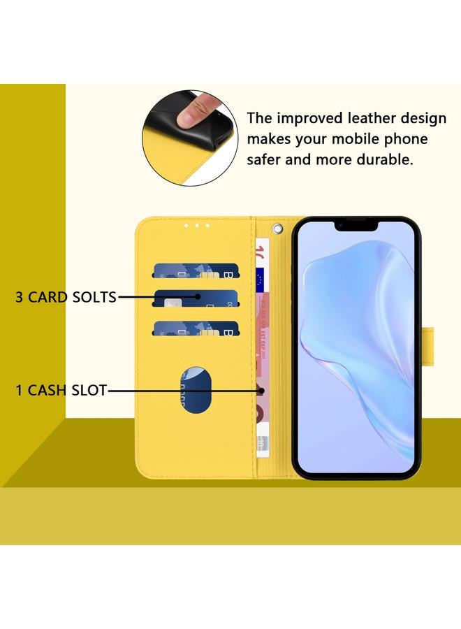 Zaboon Case For iPhone 12 / 12 Pro Skin Feel Solid Color Leather Phone Case with Lanyard - Image 4