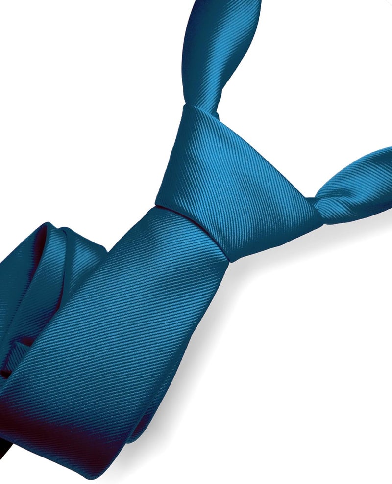 RBOCOTT Solid Color Tie Formal Necktie for Men - Image 2