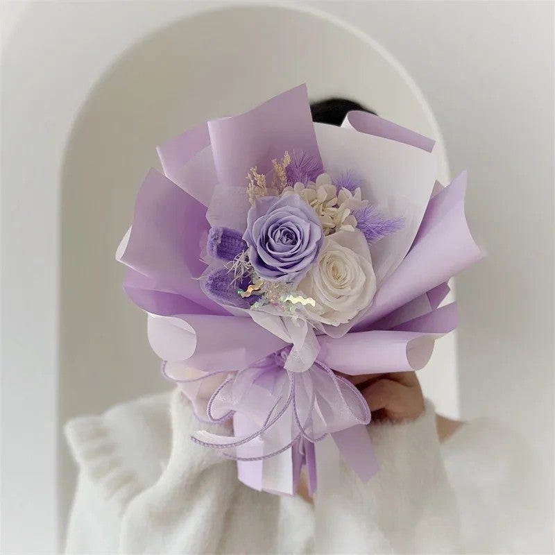 Bluejw Luxury Mini Dried Flower Bouquet - Natural Dried Plants for DIY Crafts, Valentine's Day Gift, Home Decor - Image 5