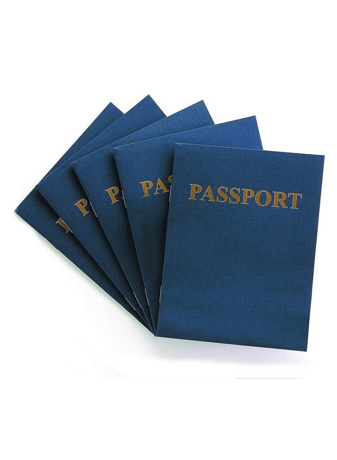 Hygloss Products Blank Passport Book Fun Pretend Activity For Kids Great For Classrooms & Parties Imaginary Travel Little Travelers Pocket Journal 24 Blank Pages 4 ¼” X 5 ½” 1 Book - Image 2
