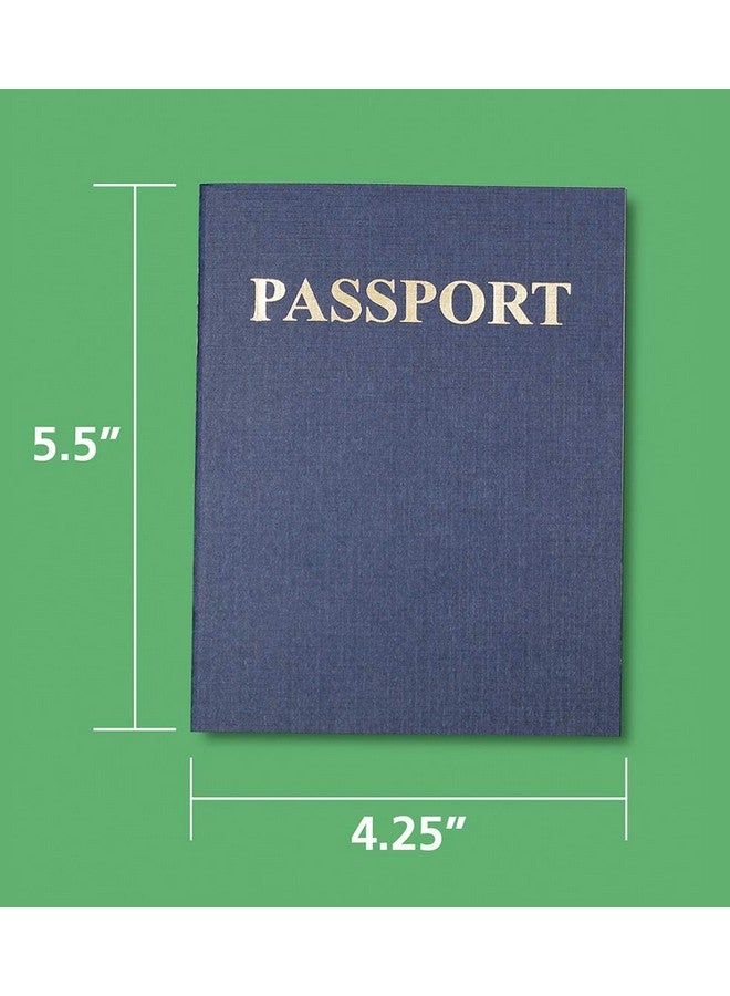 Hygloss Products Blank Passport Book Fun Pretend Activity For Kids Great For Classrooms & Parties Imaginary Travel Little Travelers Pocket Journal 24 Blank Pages 4 ¼” X 5 ½” 1 Book - Image 4