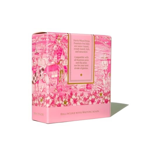 Ferris Wheel Press Ink, Everyday Ink Collection, Malibu Blush, Vibrant Pink, 38ml Fountain Pen Ink Bottle - Image 3