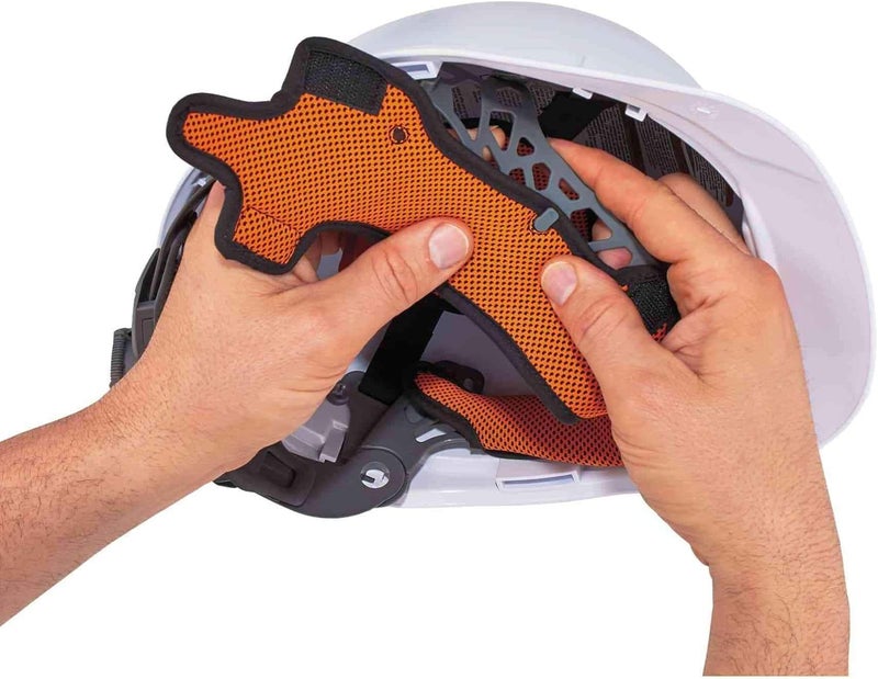 Ergodyne  60194 Hard Hat Sweatband Replacement Pack Includes 3 Skullerz 8984Orange - Image 3