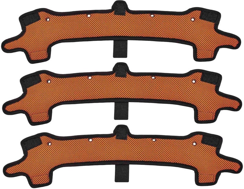 Ergodyne  60194 Hard Hat Sweatband Replacement Pack Includes 3 Skullerz 8984Orange - Image 2