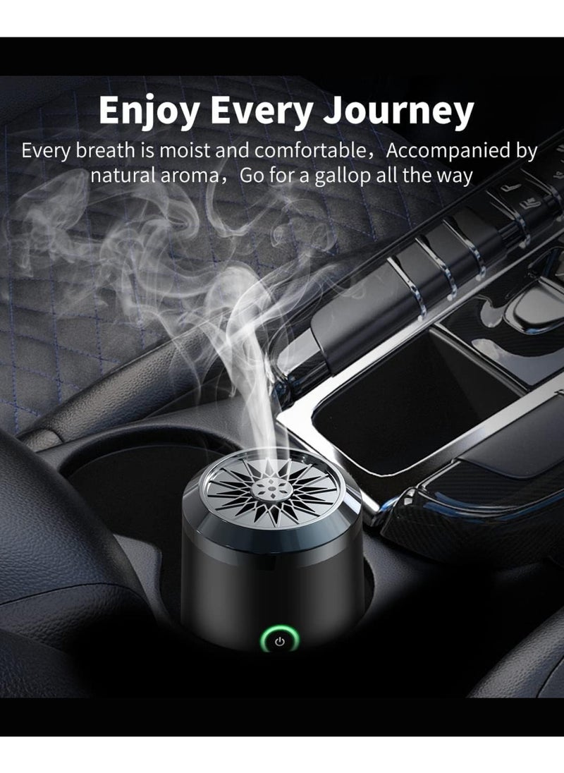 Bakhoor - Car Bakhoor With Quran Speaker, Portable Arabian Electronic Aromatherapy Incense Burner, Quran Speaker Rechargeable USB-C Aromatherapy Machine Aroma Diffuser Remote And App Control Mini Bakhoor Burner SQ-500 - Image 1