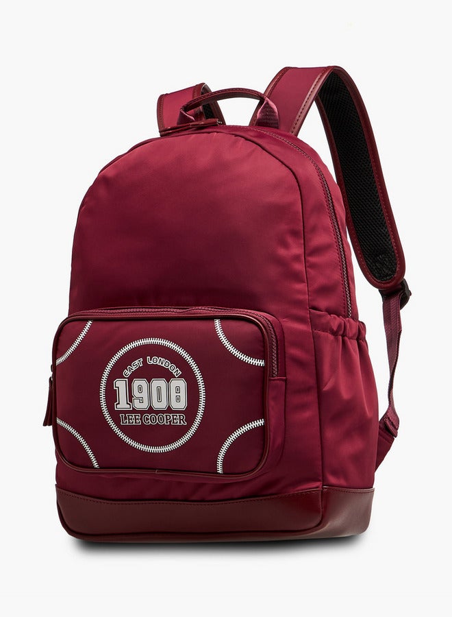 لي كوبر حقيبة ظهر مطبوعة بأحزمة قابلة للتعديل وإغلاق بسحاب - Image 2