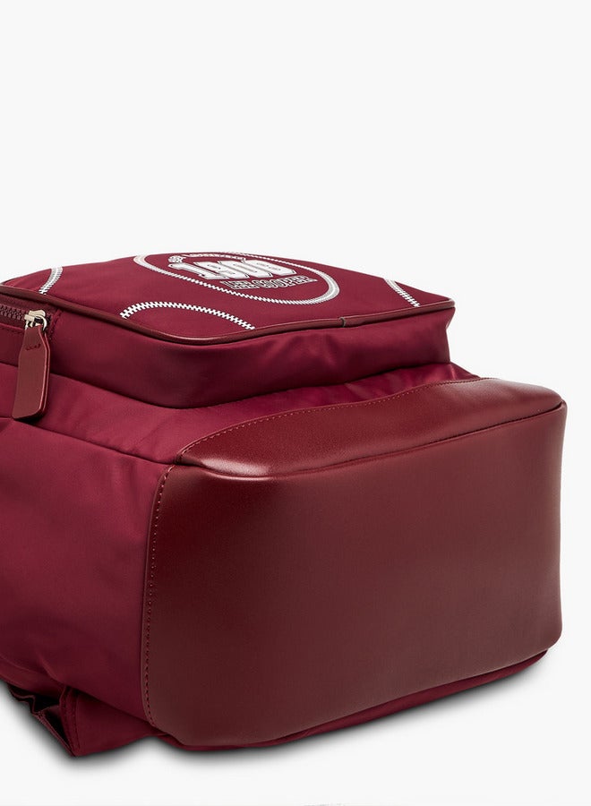 لي كوبر حقيبة ظهر مطبوعة بأحزمة قابلة للتعديل وإغلاق بسحاب - Image 5