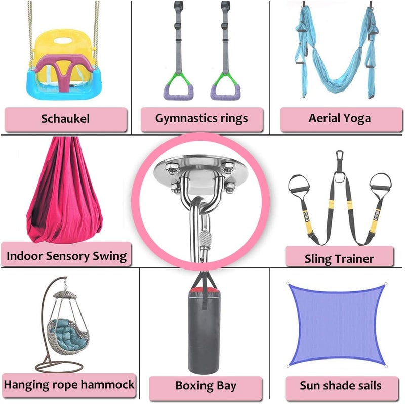 Dadoudou Sensory Swing Indoor Hammock Chair for Kids With Special Needs, Autism, ADHD, SPD, Aspergers, Sensory Integration, Snuggle Cuddle Pod Therapy Swing With Hardware Included (Red) - Image 4