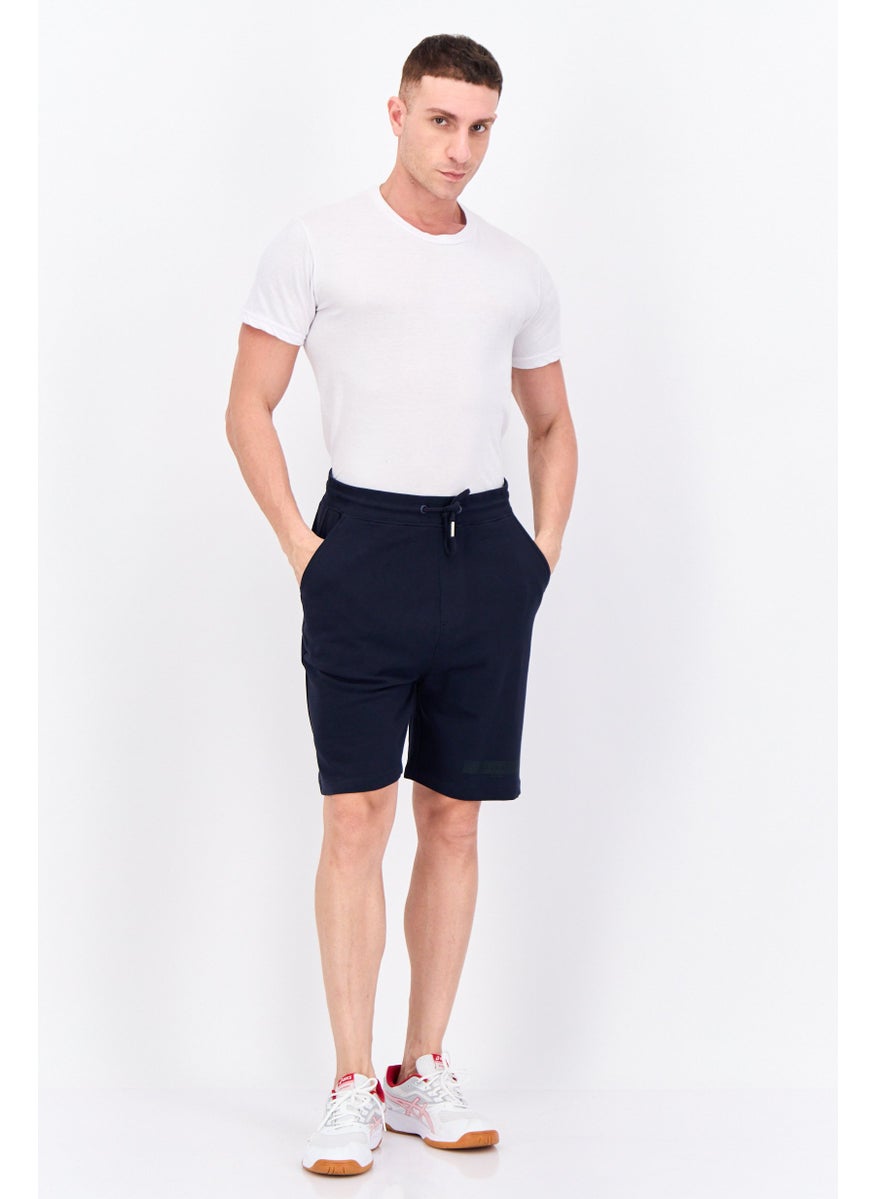 Gazzarrini Men Brand Logo Basic Short, Navy  - Image 2