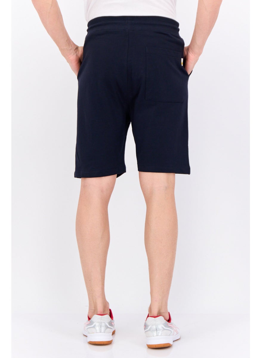 Gazzarrini Men Brand Logo Basic Short, Navy  - Image 3