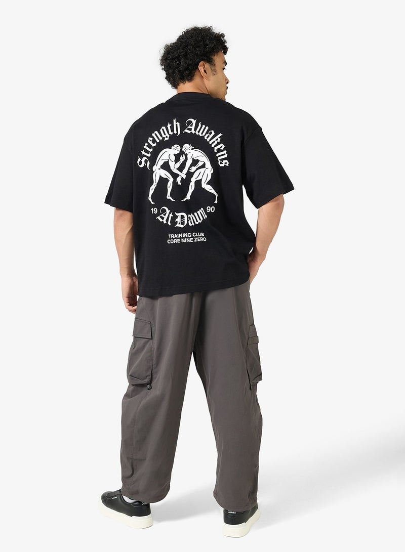 JACK & JONES Berlin Graphic Crew Neck T-Shirt - Image 4