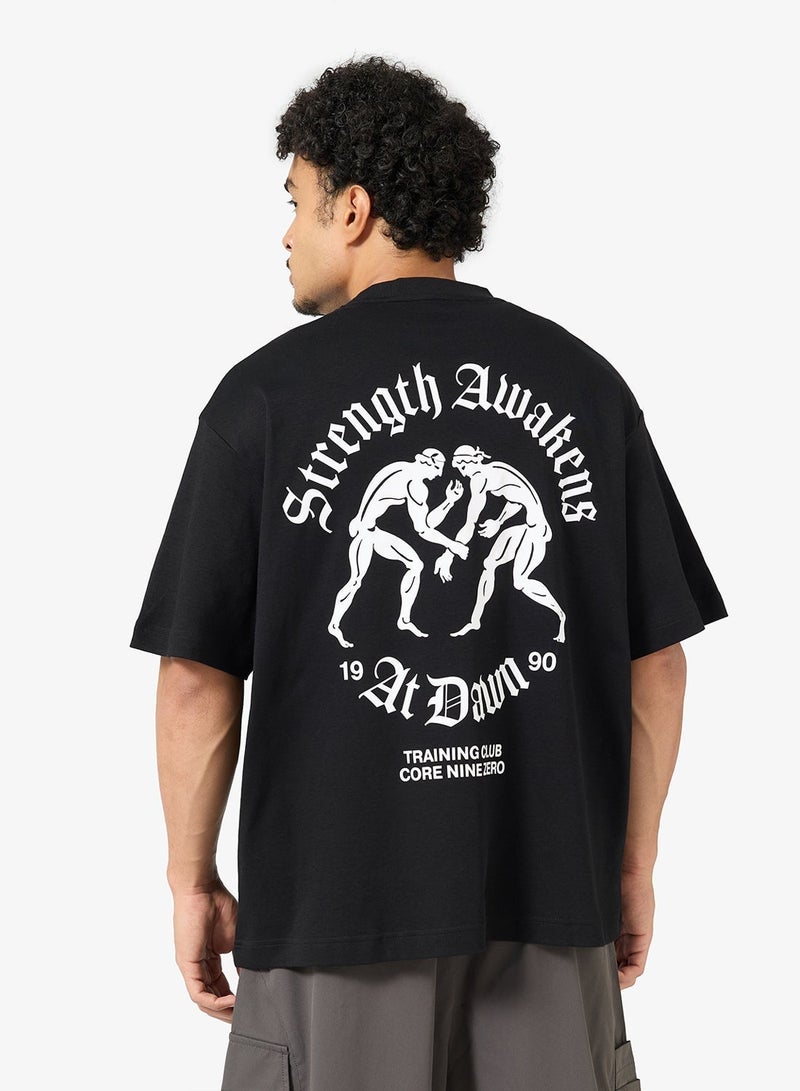 JACK & JONES Berlin Graphic Crew Neck T-Shirt - Image 1