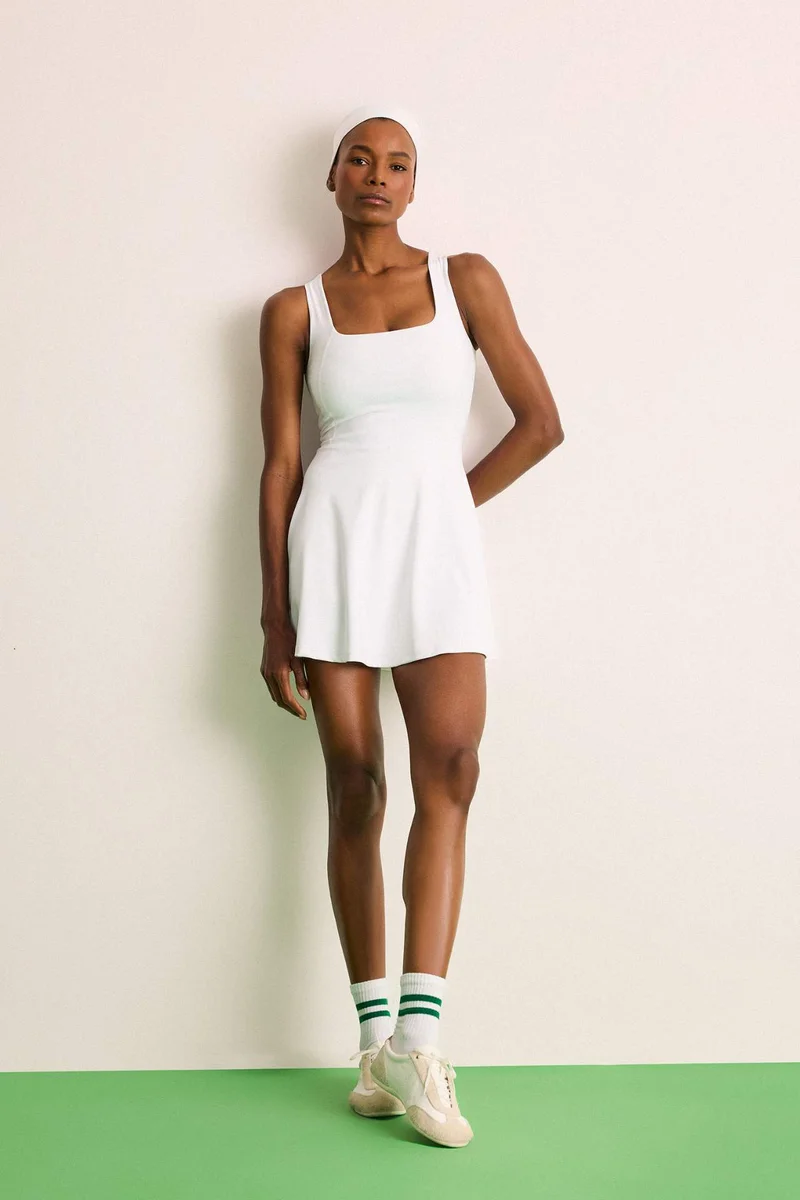 ديفاكتو DeFactoFit Standard Fit Thick Strappy Short Tennis Dress
