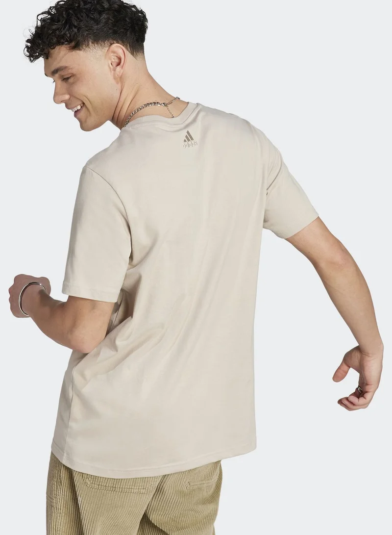 Adidas Essentials Single Jersey Big Logo T-Shirt