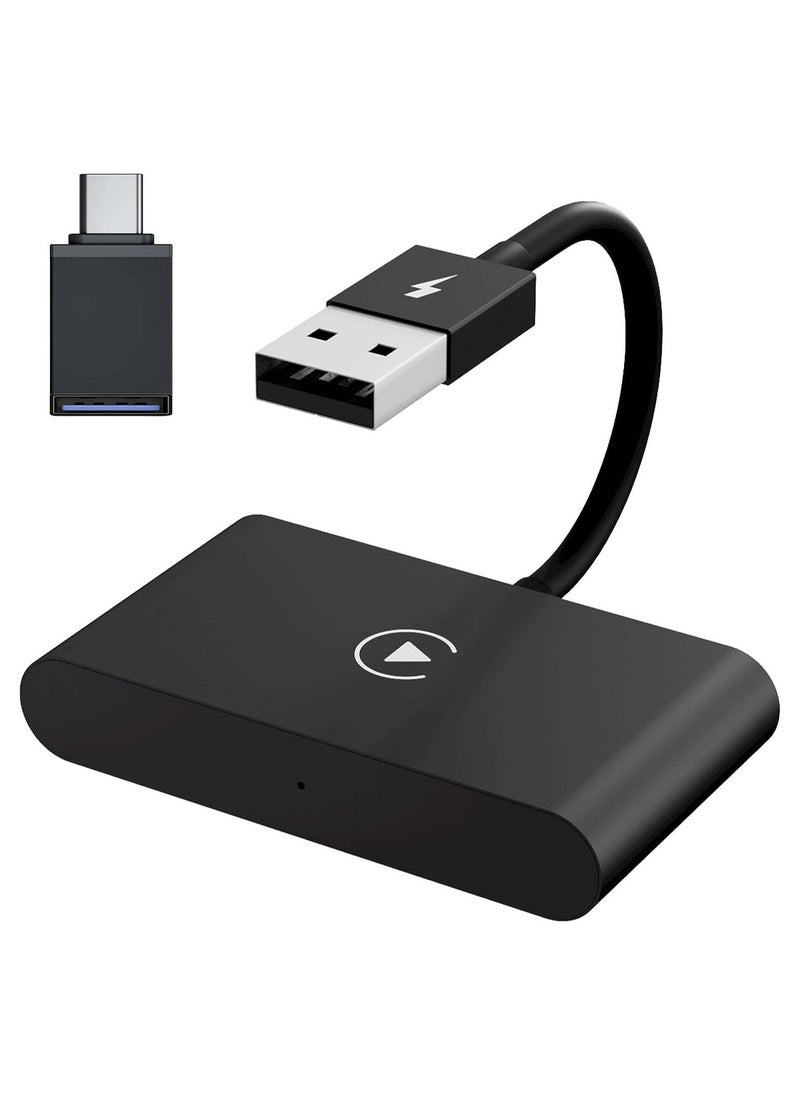 Generic Wireless Carplay Adapter for iPhone, Dongle Adapter Converts Wired Carplay to Wireless, 5GHz WiFi Bluetooth 5.0, Compatible with 2015+ Cars. (Supports iOS 10-16)  - Image 1