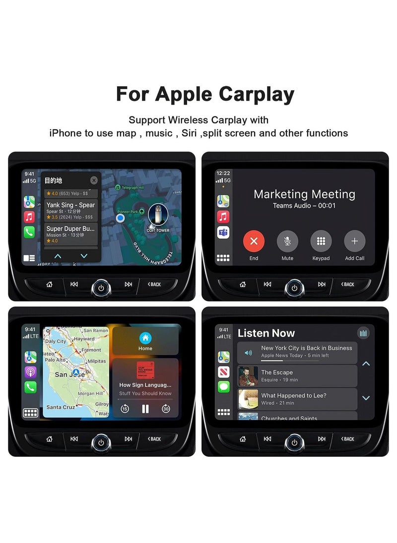 Generic - Wireless Carplay Adapter for iPhone, Dongle Adapter Converts Wired Carplay to Wireless, 5GHz WiFi Bluetooth 5.0, Compatible with 2015+ Cars. (Supports iOS 10-16) - Image 1