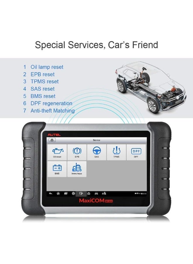 Autel Autel MK808 OBD2 Scanner MaxiCOM Automotive Diagnostic Tool  - Image 3