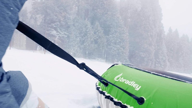 Bradley Heavy-Duty 50" Snow Tube with Reinforced Cover | Rubber Truck Tire Tube Sled for Extreme Sledding, Winter Fun, and Durable Performance in Any Conditions - Image 4