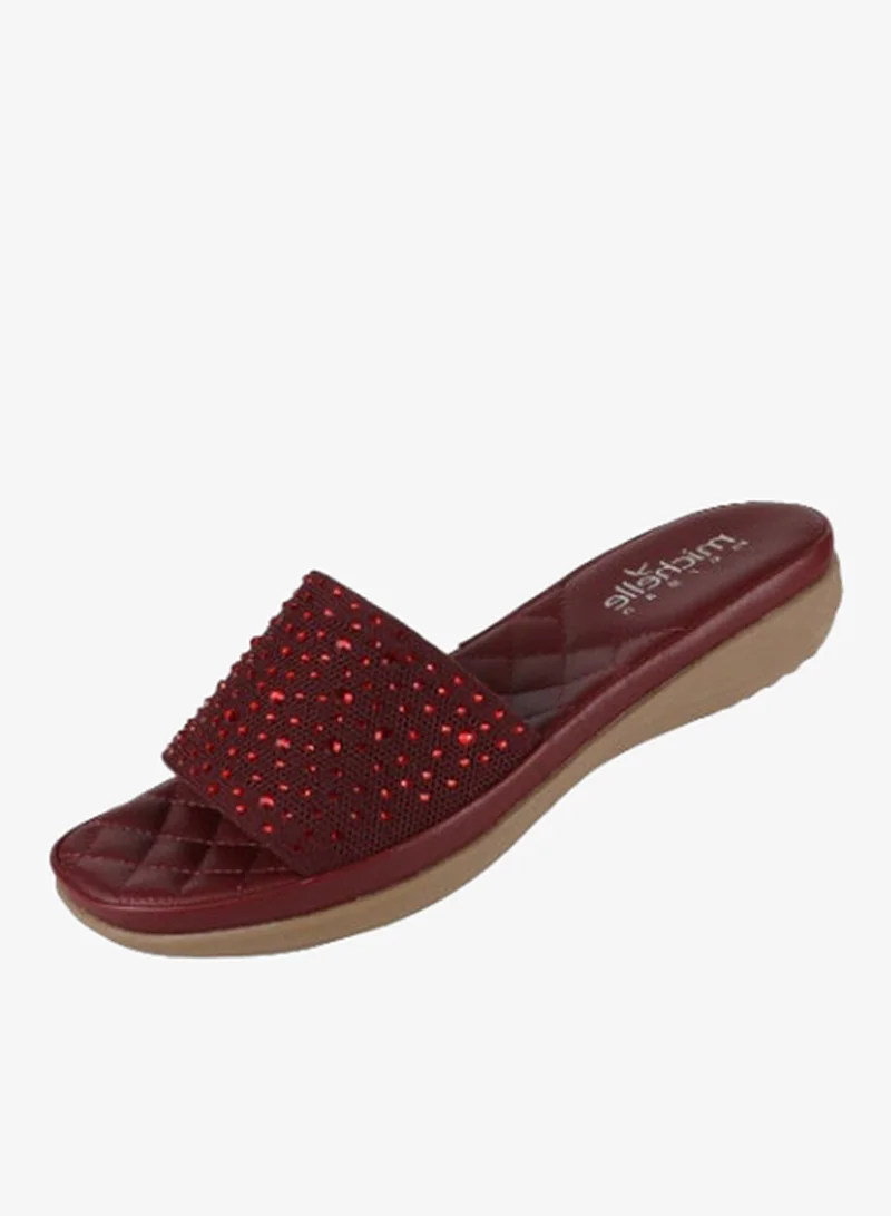 Michelle Morgan Bordo 092-2501 Michelle Morgan Ladies Casual Sandals 214ZD132 Bordo for Women | Best Price UAE