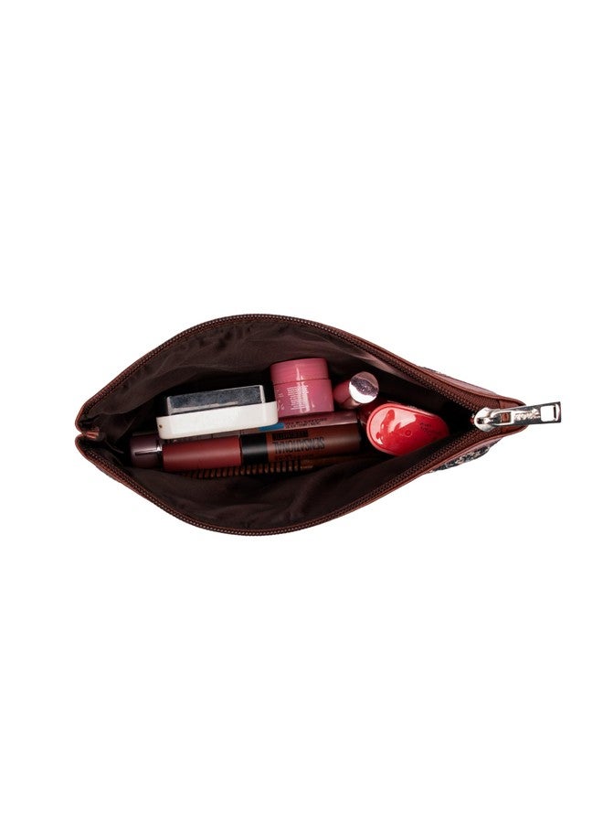 ZOUK زوك | حقيبة تنظيم السفر | حقيبة مكياج متعددة الاستخدامات للاستخدام اليومي والسفر | أنيقة ومقاومة للماء | بنقشة قطب المخططة - Image 3