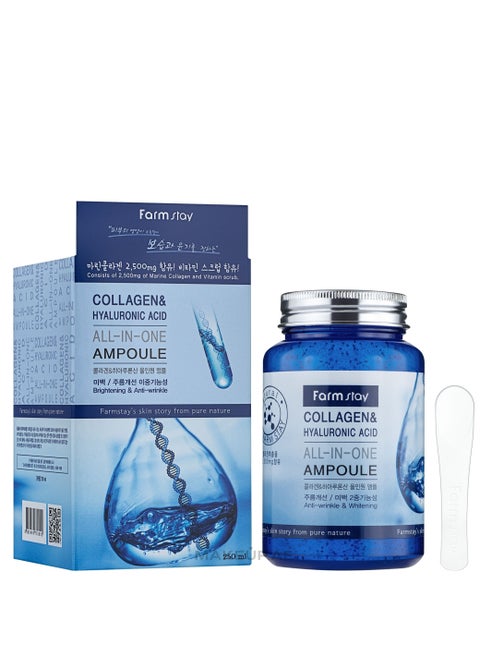 Farmstay Collagen & Hyaluronic Acid All-in-One Ampoule 250ml