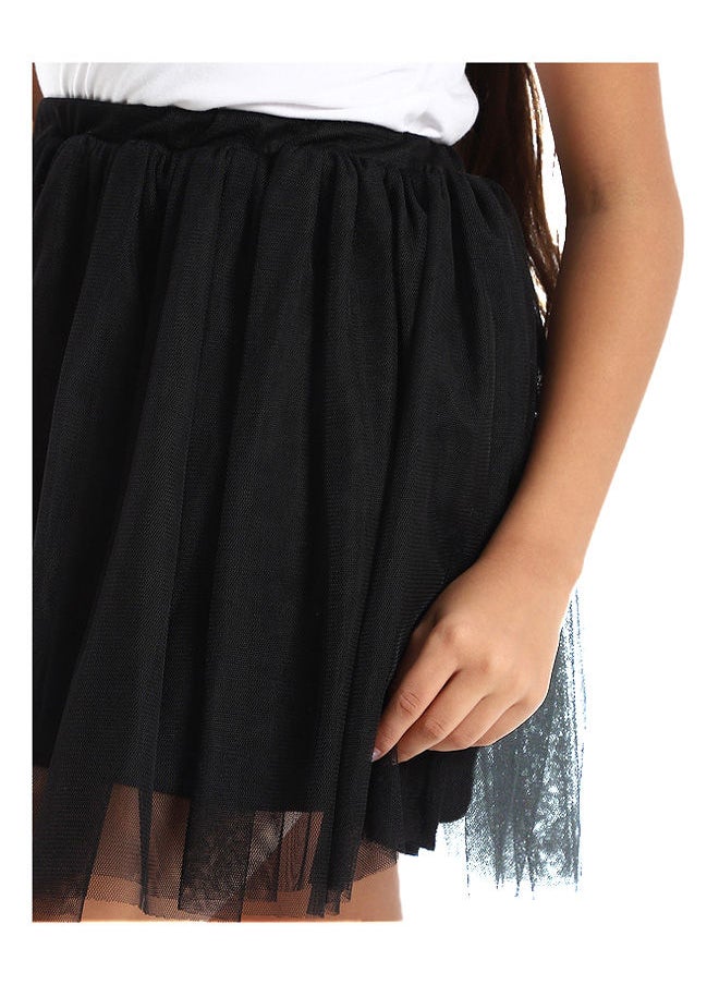 azeez - Kids Black Mini Tulle Tutu Skirt - Image 1