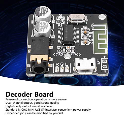 Marhynchus Bluetooth Audio Amplifier Board 3.7-5V BT5.0 Bluetooth Receiver Module HiFi Stereo Car Speaker Amplifier Decoder Audio Stereo Receiver - Image 5