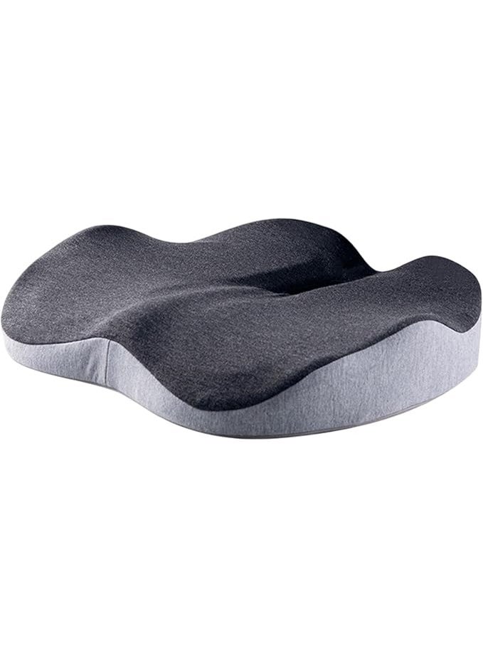 وسادة كرسي العصعص من فوم الميموري لتقويم العظام وتخفيف آلام العصعص للمكتب والسيارة والمنزل - Image 1