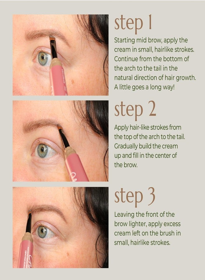 Chella Eyebrow Cream, Graceful Grey - Vegan, Cruelty Free, Paraben Free, Gluten Free Eyebrow Pomade Makeup - Long Wearing, Velvet Consistency, Water Resistant - Image 4