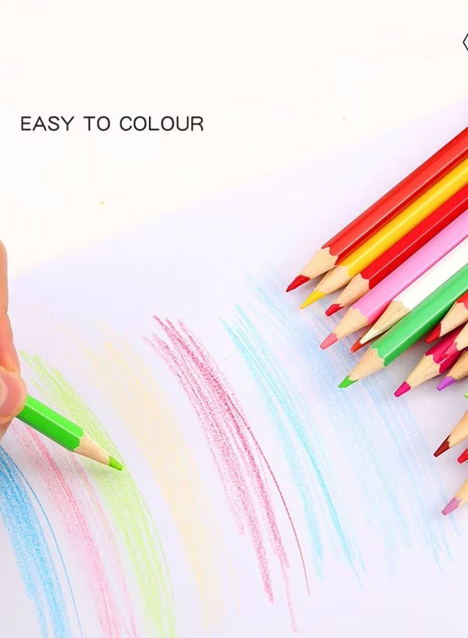 XiuWoo 72 Count Colored Pencils for Adult Coloring Books, Soft Core,Ideal for Drawing Blending Shading,Color Pencils Set Gift for Adults Kids Beginners  - Image 2