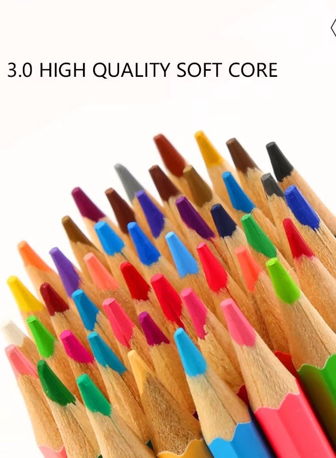XiuWoo 72 Count Colored Pencils for Adult Coloring Books, Soft Core,Ideal for Drawing Blending Shading,Color Pencils Set Gift for Adults Kids Beginners  - Image 3
