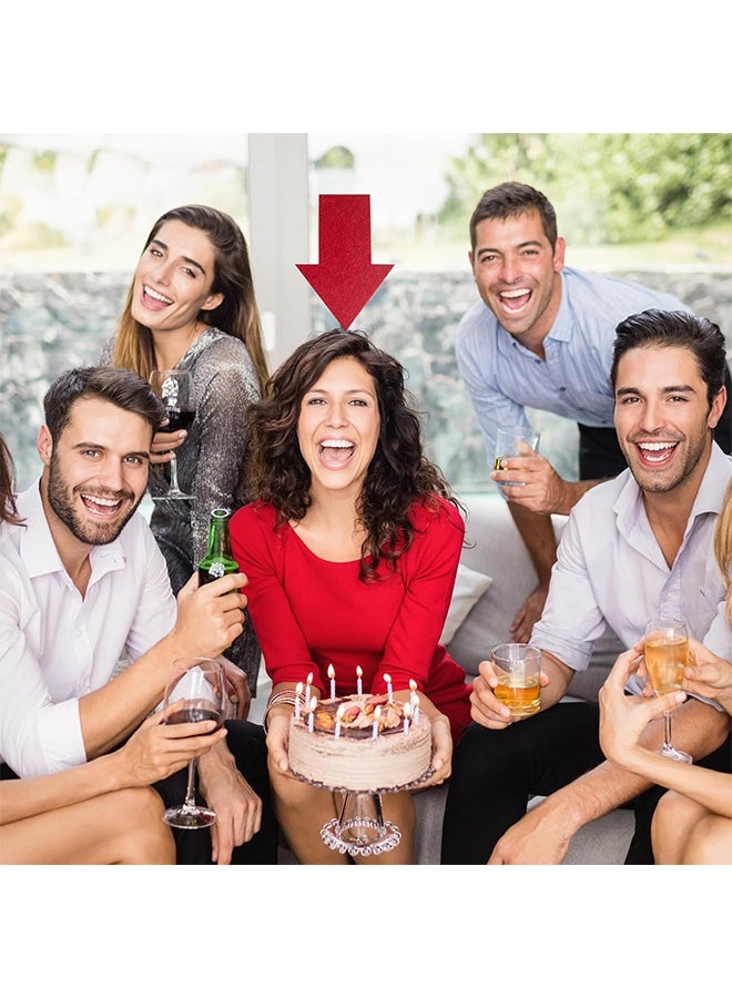 2pcs Arrow Headband | New creative symbol headband | Party Festival parade Concert Support group headband(Red Arrow x2, Large) - Image 5