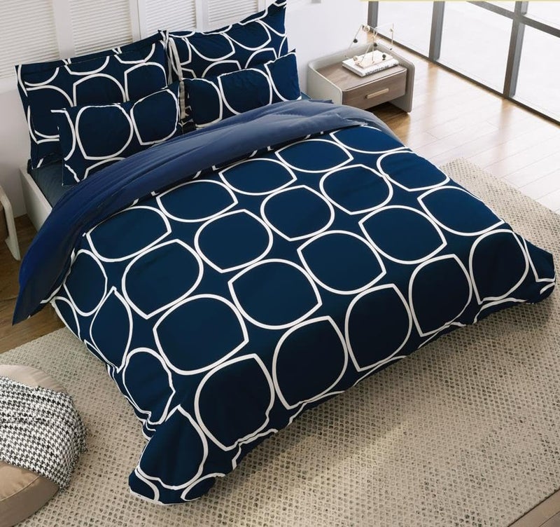 Ab Home Decor Ab Home decor 170TC Soft Premium Glace Cotton Blend Double Quilt Cover Blanket Cover Razai Duvet Cover Comforter Cover for Double Size Duvets with Zipper 90x 100Multi Color  - Image 1